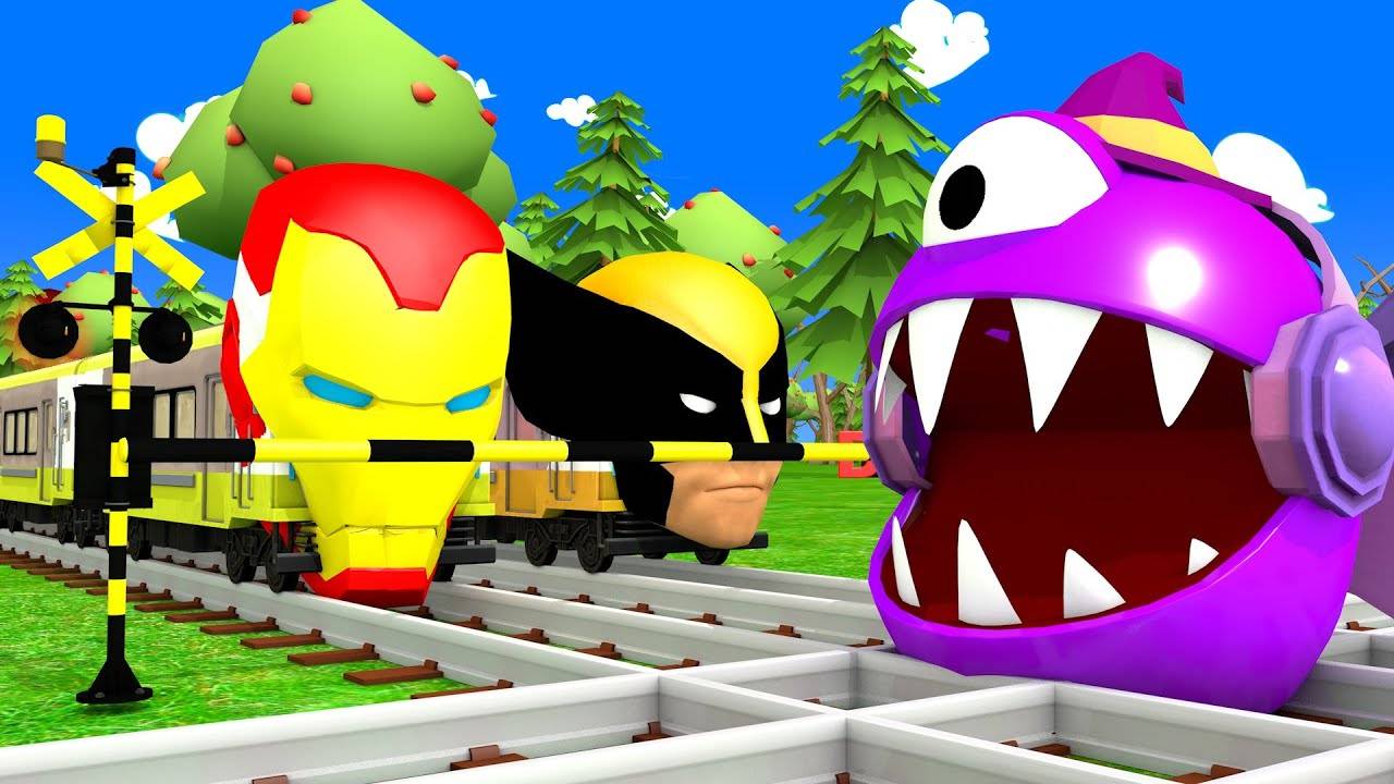 ПОЕЗДА против ДЭДПУЛА и ХАЛКА смотреть онлайн