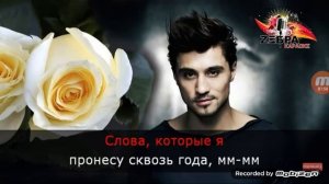 Пою караоке ''про белые розы ''