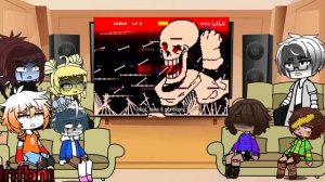 Undertale react to former time trio (2/3)