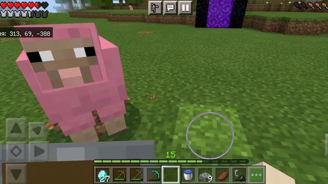 ?Я НАШЁЛ РОЗОВУЮ ОВЕЧКУ В СВОЁМ МИРЕ МАЙНКРАФТ!!! смотреть онлайн