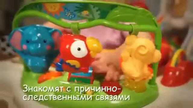 Прыгунки FİSHER PRİCE ТРОПИЧЕСКИЙ ЛЕС Обзор смотреть онлайн