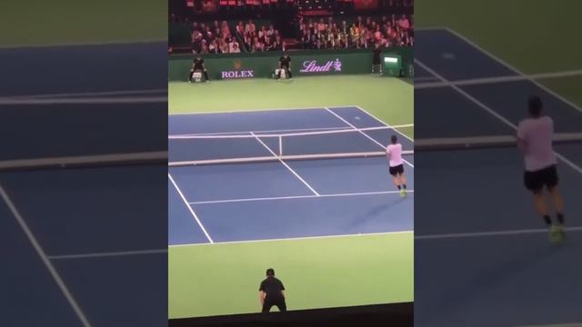 Roger Federer vs Andy Murray smash point #RogerFederer #AndyMurray