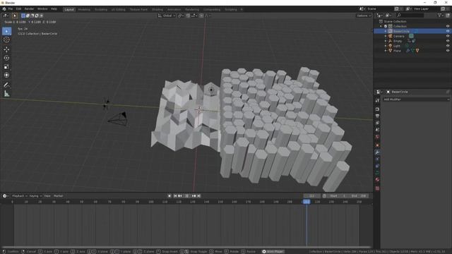 Анимация в стиле Motion Graphics. Blender 2.8.