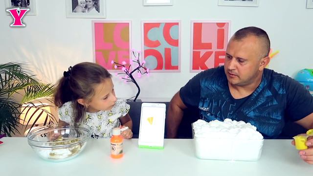БОЛЬШОЕ против Маленького Папа VS Юля Слайм Челлендж | Чао Юля