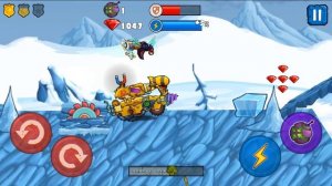 Car Eats Car 3 - СНЕГОУБОРЩИК против Кида #69 Танкоминатор победил босса на мк