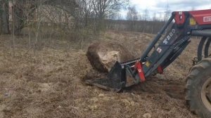 Чистка поля от камней/валунов