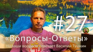 "Вопросы-Ответы", Выпуск #27 - Василий Тушкин отвечает на ваши вопросы