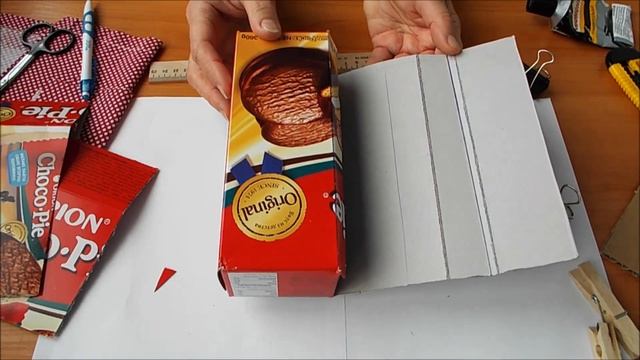 Диван для кукол из коробки своими руками.  sofa for dolls