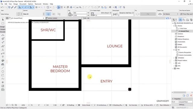 ArchiCAD 24 Complete Floor Plan Tutorial [Start to Finish] смотреть онлайн