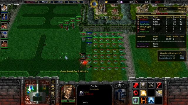 Warcraft 3 Classic HellHalt TD Competitive #184 no sounds смотреть онлайн