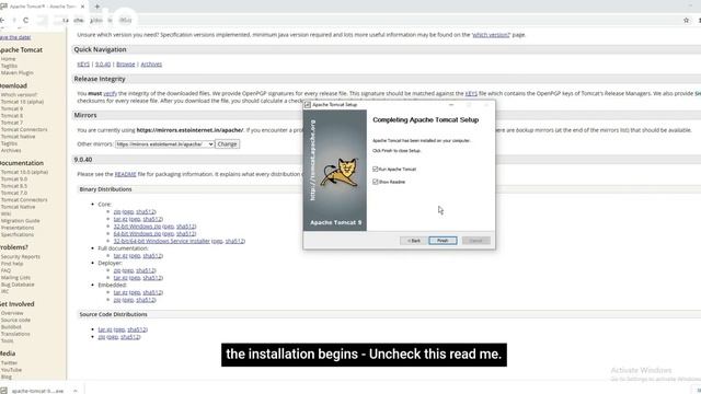 #3 Install Tomcat Server On Windows OS смотреть онлайн