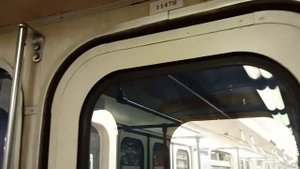 Вагон с польским бархатом №11478 теперь на Московско - Петроградской линии! 27.01.2024 + составност