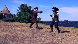 Песенка о шпаге( Вжик-вжик-вжик -уноси готовенького!Вжик-вжик-вжик -кто на новенького?)наброски)