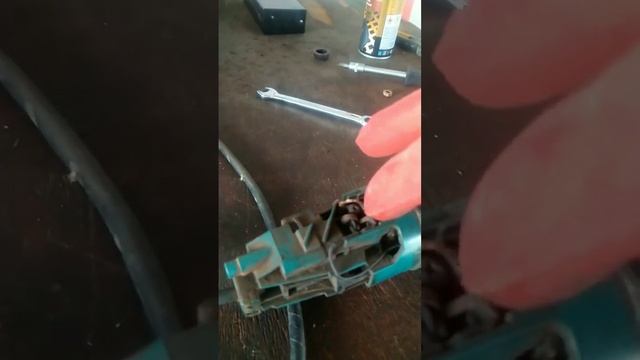 Замена ротора (якоря) на ушм Makita ga5030