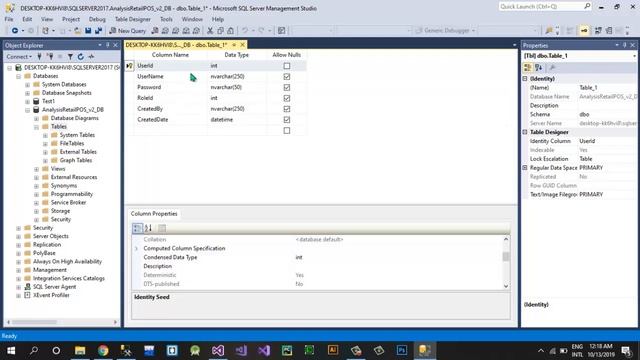 SQL Server 2017 Tutorial | 03 How to Create Tables Relationships Insert View Data in SQL Server
