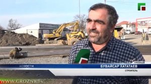 В рамках нацпроекта в Грозном реконструируют мост через р. Сунжа