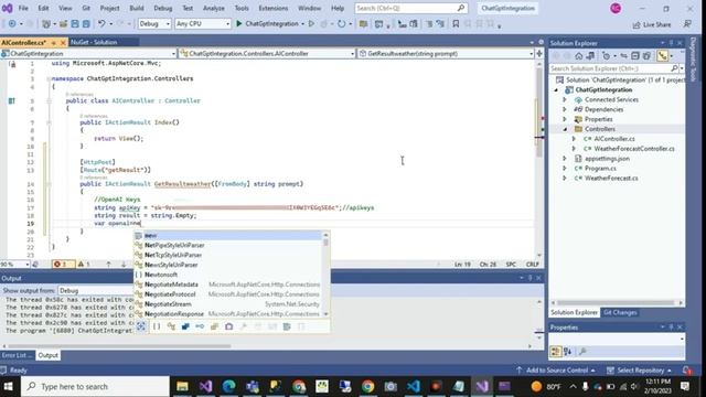 Integration of ChatGPT With .NET CORE 6 REST API FOR BEGINNER (URDU)