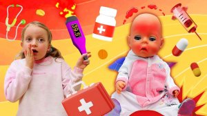 Пупсики Беби Бон – Хлоя заболелаВидео для девочек про игры в куклы – Игры в доктора