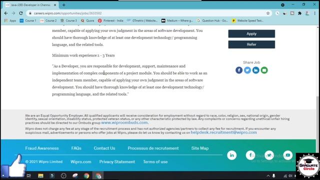 Wipro Java/J2EE/Python Developers Job Vacancy।Job Vacancy in WIPRO