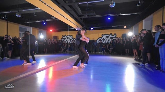 BACHATA. ASTRA DANCE STUDIO. ANASTASIA PETROVA AND ANDREY CHUDINOVSKY NEW смотреть онлайн