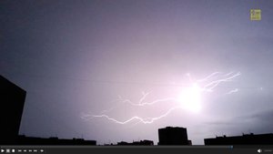 Гроза снятая ночью