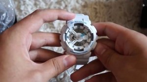 Casio G Shock GA 110 SN 7A Настройка, обзор функций, как не купить подделку