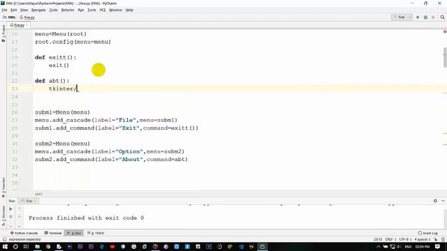 Master The Basics Of Tkinter - Full Tkinter Programming Course