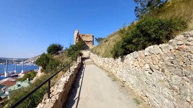 БАЛАКЛАВА БУХТА КРЕПОСТЬ УТЁС СЕВАСТОПОЛЬ КРЫМ ЧАСТЬ 2 #Балаклава #Севастополь #Крым смотреть онлайн
