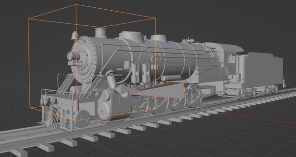 BLENDER 3.6 Паровоз ригг для индиана джонса