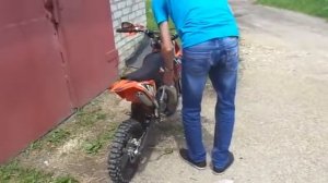 КТМ 65 sx холодный