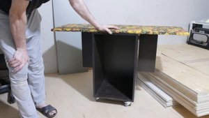 Складная гладильная доска тумба, своими руками