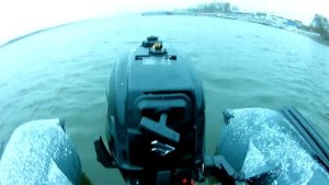 Suzuki DF 6 AS тест в холодное время года