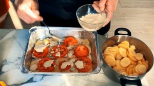 Запеченный картофель в духовке с беконом! СУПЕР ЖИР