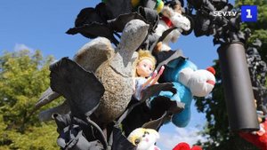 В Донецке провели акцию в память о погибших от обстрелов детях