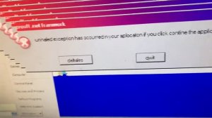 Windows 6 crazy error