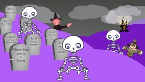Head Shoulders Knees & Toes (Halloween Version)  Halloween Songs for Kids