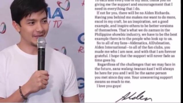ALDEN RICHARDS MAY MENSAHE SA MGA TAGAHANGA NILA MAINE MENDOZA, ALAMIN! смотреть онлайн