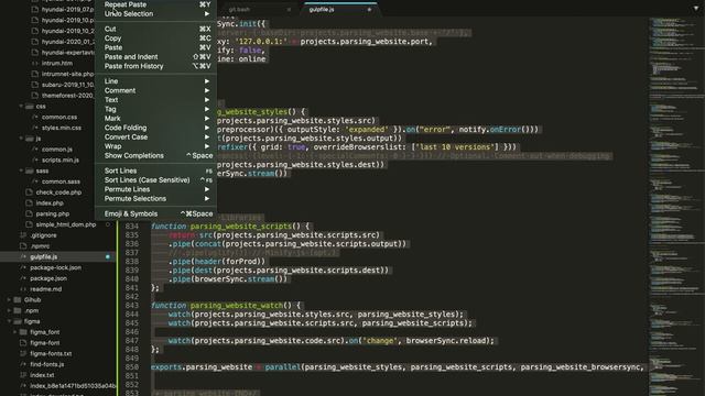 Много проектов в одном gulp файле смотреть онлайн