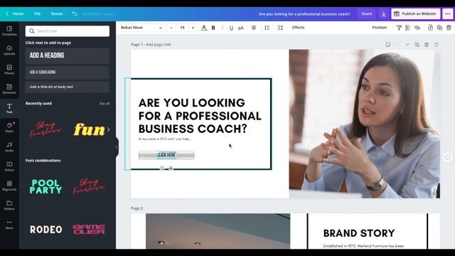 How to Create a Website Wireframe in Canva (Great Tool For #Copywriters)