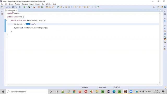 Java program to insert a word in the middle of the given text смотреть онлайн