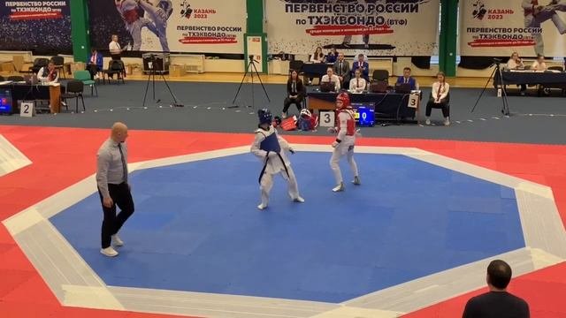 Алиева Маргарита, финал первенства России по тхэквондо U-21, 2023