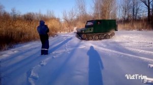 Самодельный гусеничный вездеход ПСП1 г. Хабаровск