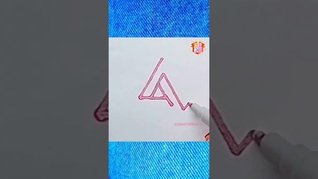 Как нарисовать 3Д невозможный треугольник?How to draw amazing 3D TRIANGLE