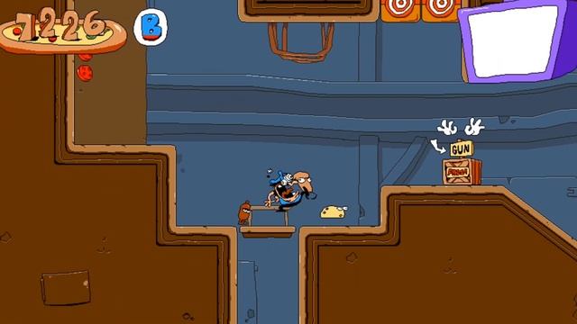 Pizza Tower ? башня пиццы прохождение ужасы 4 этажа ? смотреть онлайн