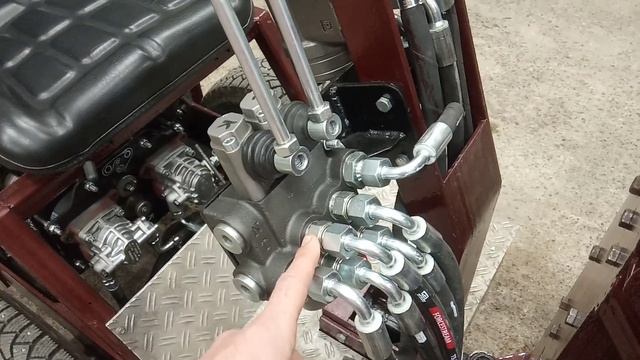 самодельный мини погрузчик . смотреть онлайн