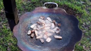 ? ВЧЕРАШНИЙ ШАШЛЫК НА САДЖЕ С ЯЙЦОМ ?-)))