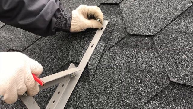 Строительные леса для гибкой черепицы