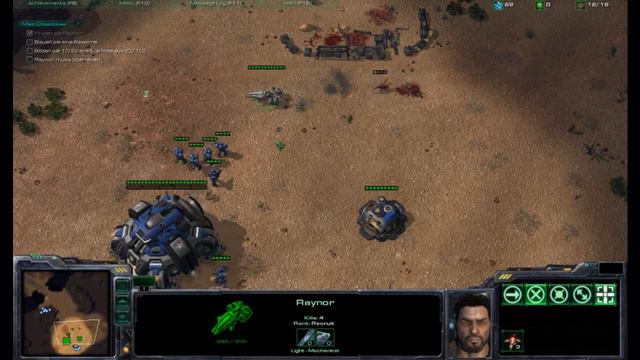 Starcrat 1 Campaign Remake in Starcraft 2 - Terran Mission 01 Wastelands смотреть онлайн