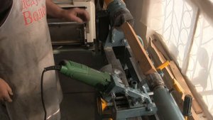 Первая работа по копиру на токарном станке по дереву. First test of cam on the lathe.