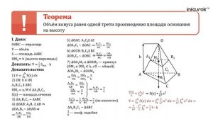 Объем пирамиды | Геометрия 11 класс #27 | Инфоурок